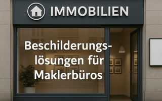 Beschilderungslösungen für Maklerbüros – Orientierung trifft Markenidentität - Picura GmbH