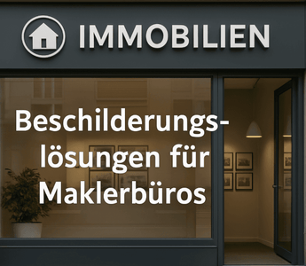 Beschilderungslösungen für Maklerbüros – Orientierung trifft Markenidentität - Picura GmbH