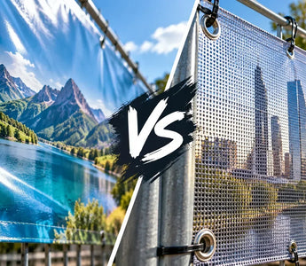 PVC oder Mesh Banner? Der große Materialvergleich