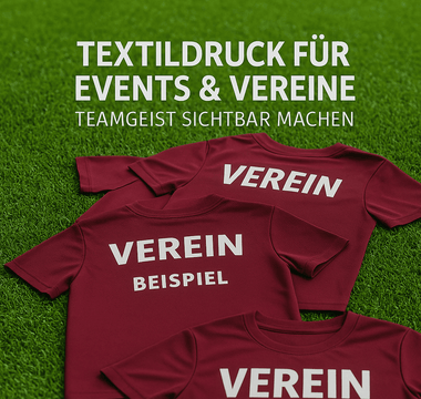 Textildruck für Events & Vereine – Teamgeist sichtbar machen - Picura GmbH