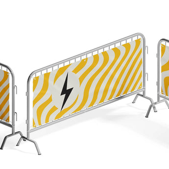 Absperrgitter Banner bedrucken | Werbung auf Absperrgittern - Picura GmbH
