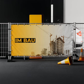 Bauzaunbanner bedrucken | Robuste Werbebanner für Baustellen - Picura GmbH