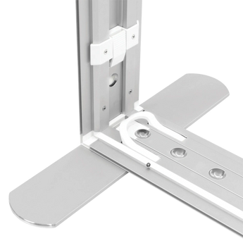 Nahaufnahme des Textilspannrahmens