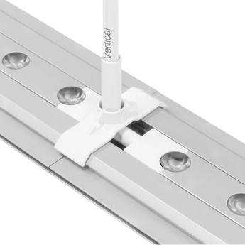 Nahaufnahme des Textilspannrahmens