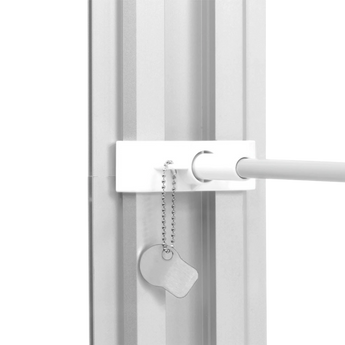 Nahaufnahme des Textilspannrahmens