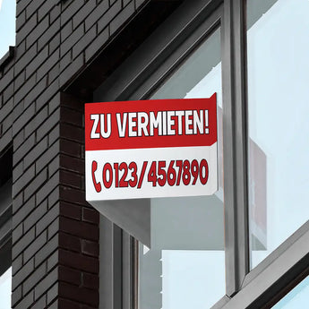 Maklerschild zu vermieten