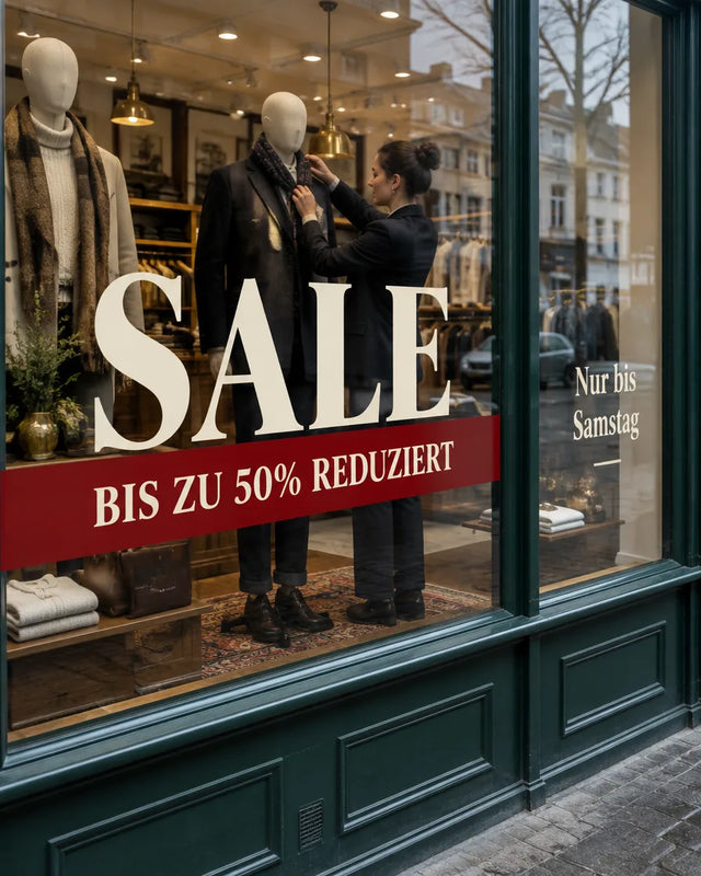 Beschriftung & Aktionsfolien