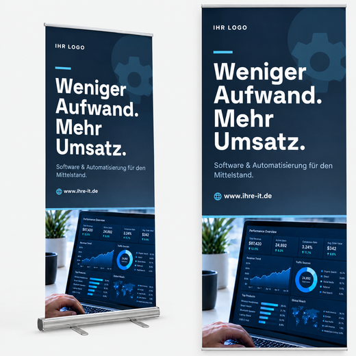 Roll Up Digitalisierung
