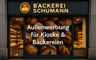Außenwerbung für Kioske &amp; Bäckereien – Kleine Flächen, große Wirkung - Picura GmbH