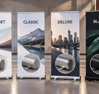 Roll-Up Qualität Unterschied: Varianten im Vergleich – Budget, Classic, Deluxe & Black