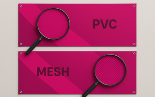 Der Vergleich: PVC Banner vs. Mesh Banner