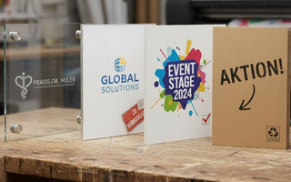 Das richtige Material für Werbeschilder