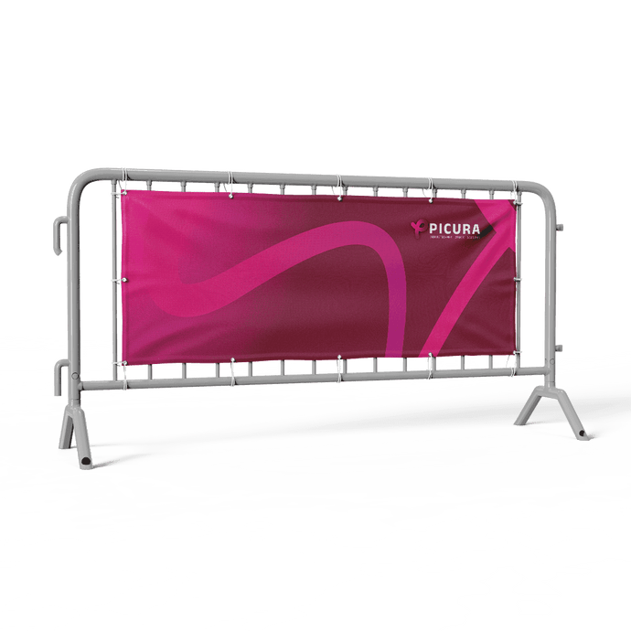 Banner für Absperrgitter bedrucken