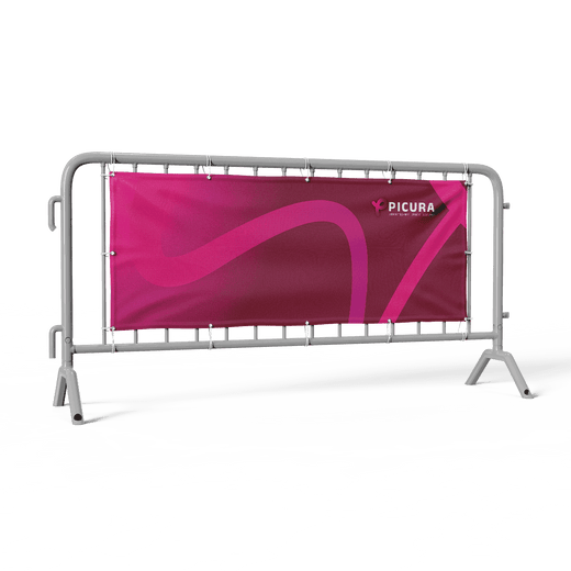 Banner für Absperrgitter bedrucken