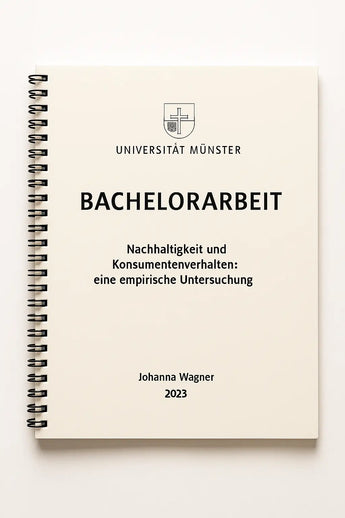 Diplomarbeit & Masterarbeit drucken und binden