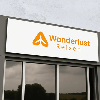 Außenansicht eines Gebäudes mit sichtbarem Eingang und Beschilderung