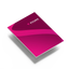 Produktfoto einer mit rosa Grafik bedruckten Hohlkammerplatte für Picura Werbetechnik.