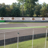 Struktur einer wetterfesten Plane in Nahaufnahme