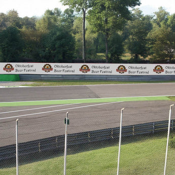 Struktur einer wetterfesten Plane in Nahaufnahme