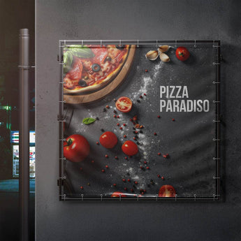 Werbebanner drucken für Messen und Events – stabile PVC-Plane mit satten Farben