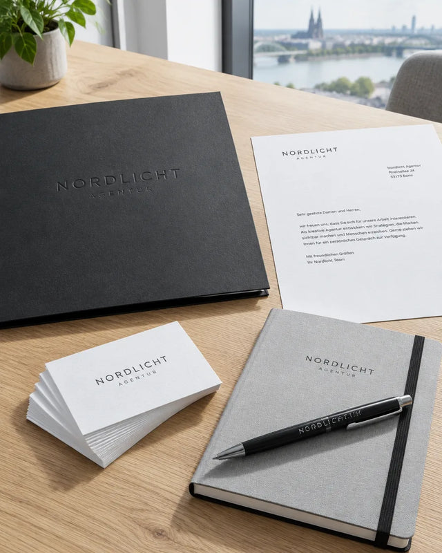 Visitenkarten, Mappen, Briefpapier