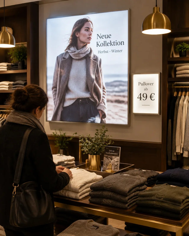 Leuchtrahmen & Displays