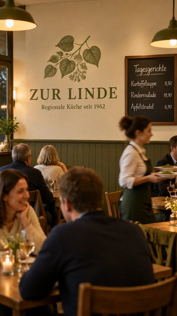 Wandbranding & Menütafel