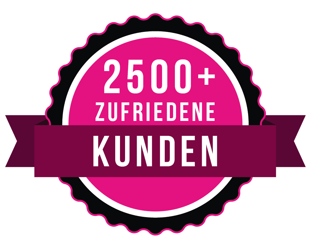 Symbol für 2500+ zufriedene Kunden