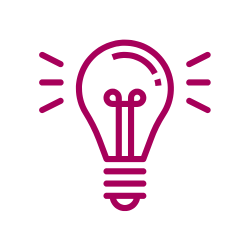 Symbol für Tipps und Inspirationen