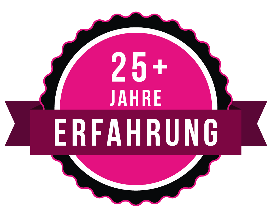 Symbol für 25+ Jahre Erfahrung
