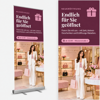 Roll Up Neueröffnung