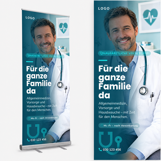 Roll Up Hausarztpraxis