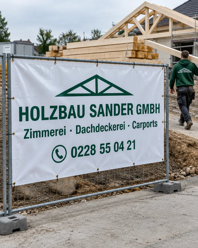 Bauzaunbanner & Schilder