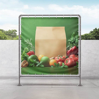 PVC Werbebanner drucken in brillanter Qualität – wetterfest und langlebig