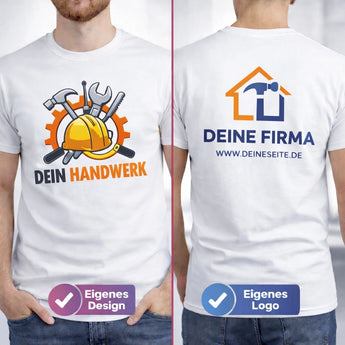 T-Shirt Vorder- und/oder Rückseite individuell bedrucken